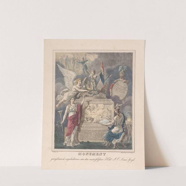 Allegorical grave monument to Jan Carel Josephus van Speijk (1831-1840) by Johannes Steyn