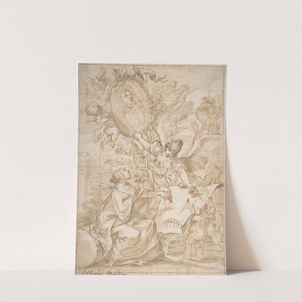 Allegorical Homage to an Architect (1655–1723) by Alessandro Gherardini