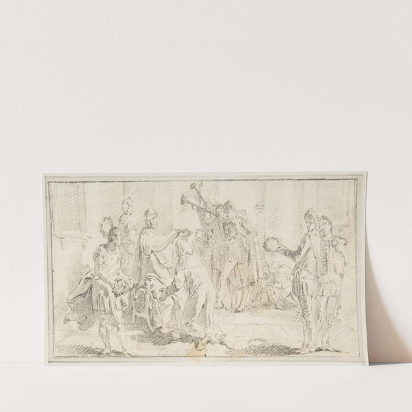 Allegorical Scene of Coronation (1696–1770) by Giovanni Battista Tiepolo