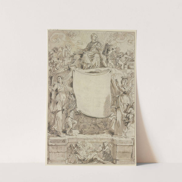 Allegorical title page (ca 1643) by Abraham van Diepenbeeck