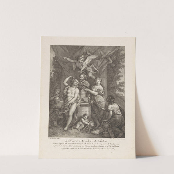 Allégorie à la Gloire de Rubens by Jean Antoine Pierron