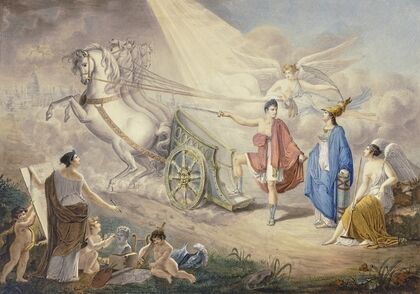 Allegorie auf die Confédération Rhenane oder besser auf das Lager von Boulogne und die beabsichtigte Invasion in England