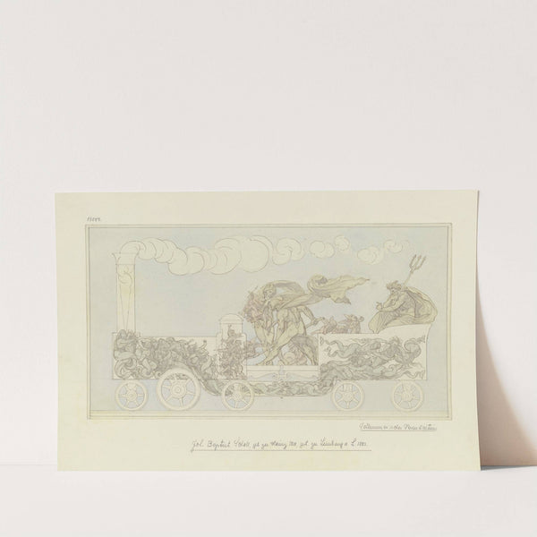 Allegorie auf die Dampfkraft by Johann Baptist Scholl The Younger