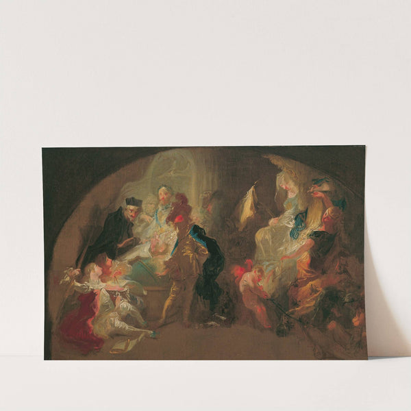Allegorie auf die Erziehung eines Kavaliers (1750-1755) by Franz Anton Maulbertsch