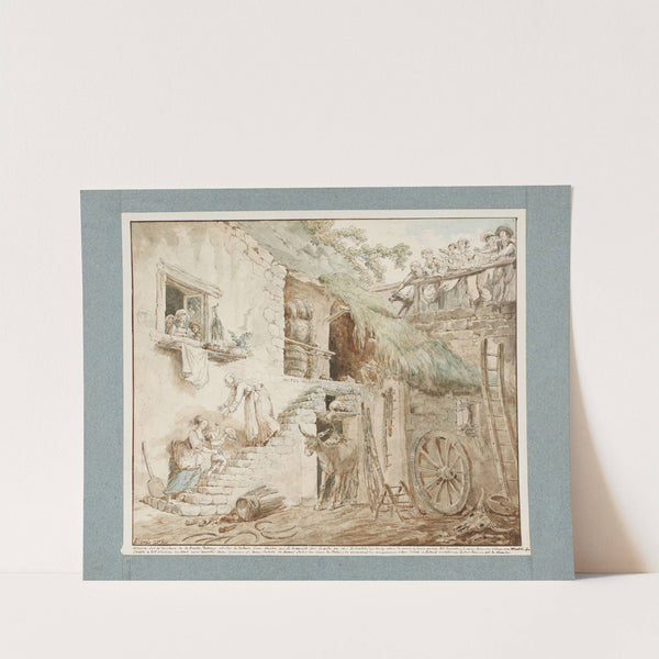 Allégorie de la chute de la famille du Barry (ca 1774) by Hubert Robert