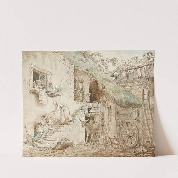 Allégorie de la chute de la famille du Barry (ca. 1774) by Hubert Robert