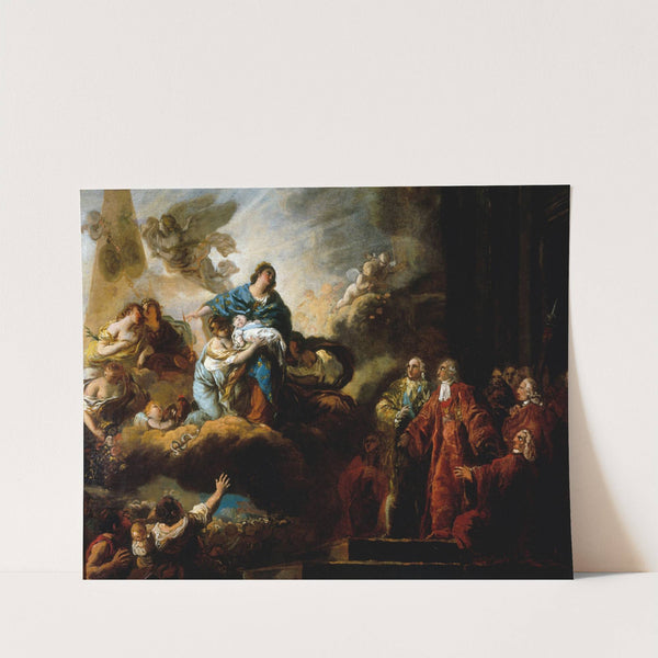 Allégorie de la naissance du dauphin, le 22 octobre 1781 (1782) by François-Guillaume Ménageot