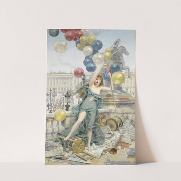 Allégorie de la publicité by Fernand Le Quesne