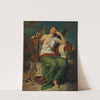 Allegorie Der Kunst Entwurf Zu Den Fresken In Der Ruhmeshalle Und Nebensälen Im Wiener (1859) by Karl von Blaas