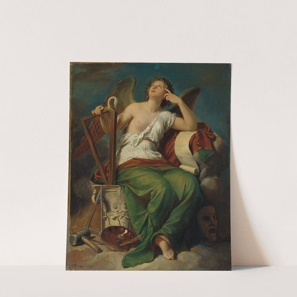 Allegorie Der Kunst Entwurf Zu Den Fresken In Der Ruhmeshalle Und Nebensälen Im Wiener (1859) by Karl von Blaas