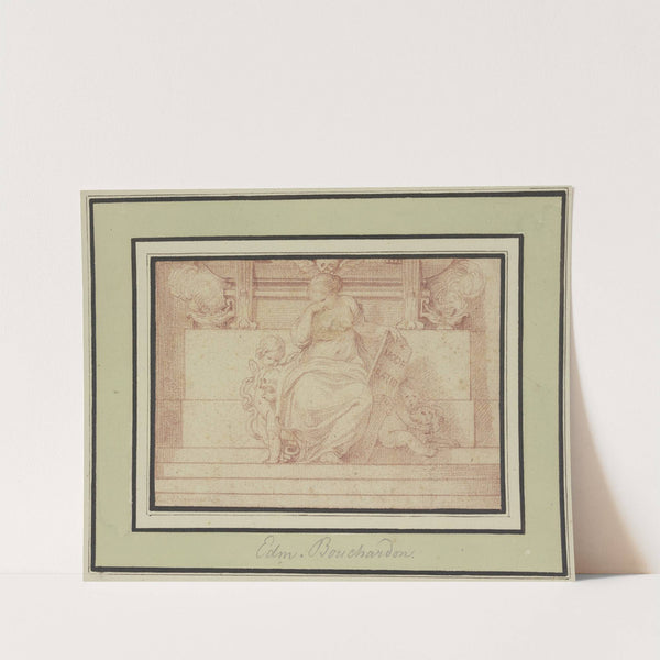 Allegorie der Mäßigung ('Moderatio') by Edmé Bouchardon