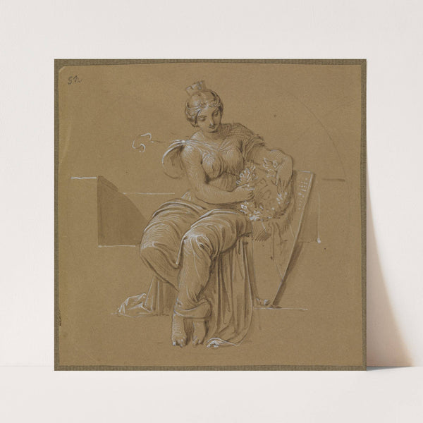 Allegorie der Stadt Karlsruhe (before 1842) by Moritz von Schwind
