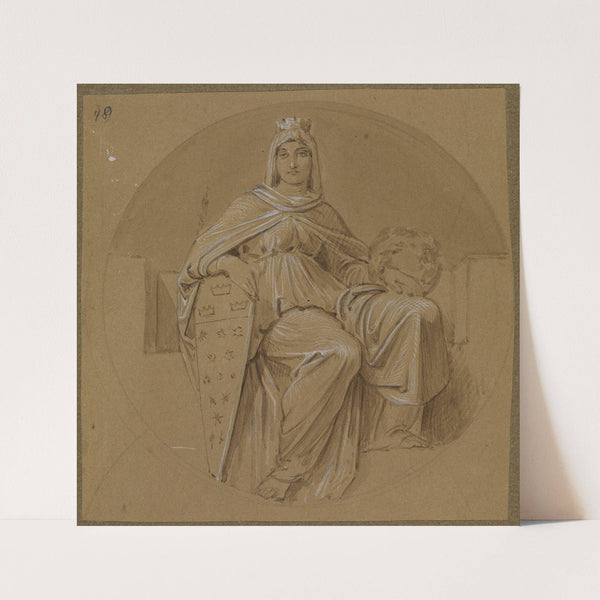 Allegorie der Stadt Köln (before 1842) by Moritz von Schwind