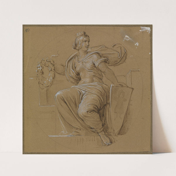 Allegorie der Stadt München (before 1842) by Moritz von Schwind