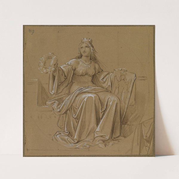 Allegorie der Stadt Nürnberg (before 1842) by Moritz von Schwind