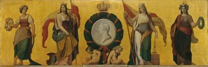 Allegorie der vier Stände und Huldigung an Großherzog Leopold von Baden