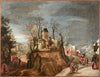 Allégorie des Saisons dans un paysage