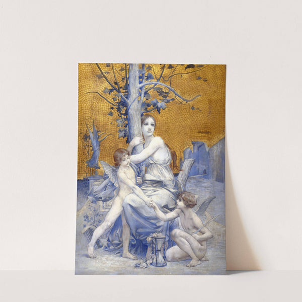 Allégorie du temps (1896) by Luc-Olivier Merson