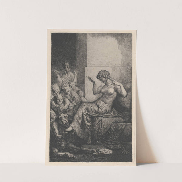 Allegorie by François-Nicolas Chifflart