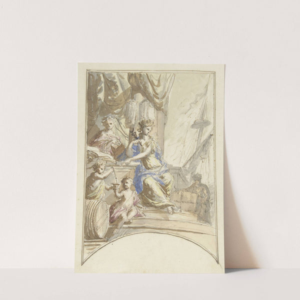 Allegorie op de handel ter zee by Elias van Nijmegen