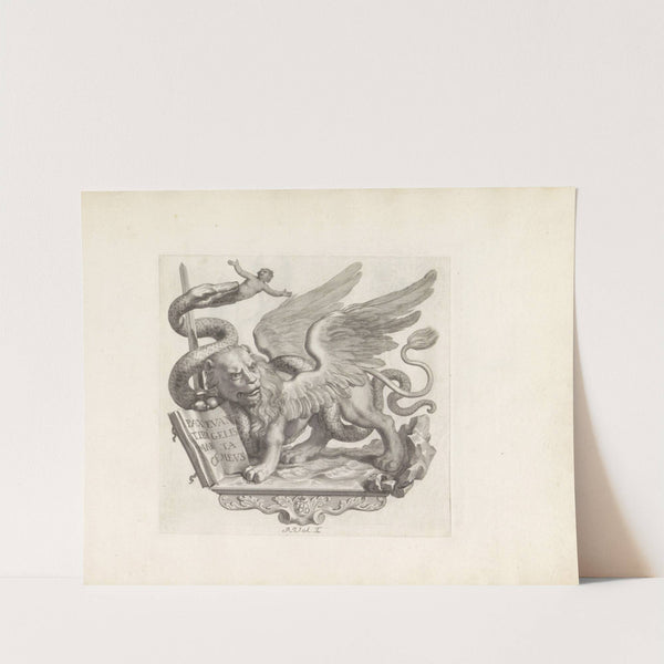 Allegorie op de strijd tussen Venetië en Milaan (1673-1743) by Robert van Audenaerde