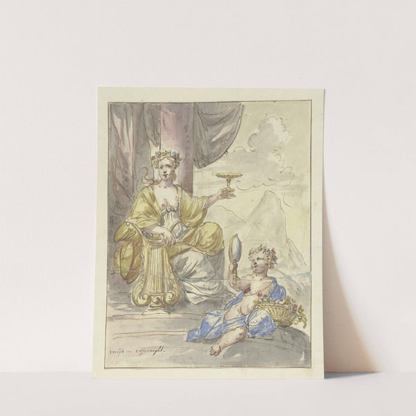 Allegorie op Vrolijkheid en Genoegen by Elias van Nijmegen