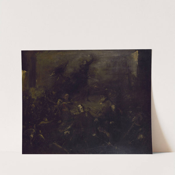 Allégorie politique avec portrait de Victor Hugo by Jean-Baptiste Carpeaux