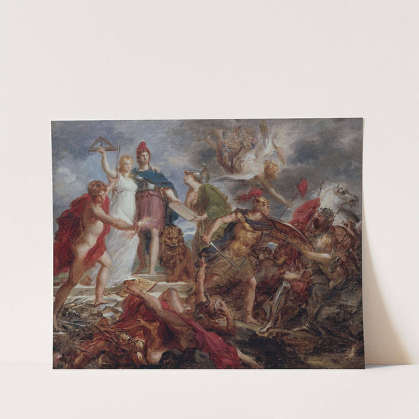 Allégorie révolutionnaire; La Liberté, l'Egalité et la Civilisation repoussant le Despotisme by Anonymous