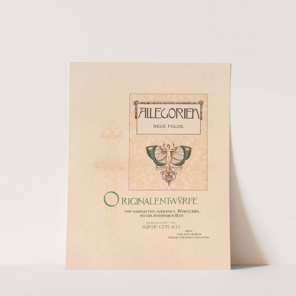 Allegorien, neue Folge Pl.001 (1900) by Martin Gerlach