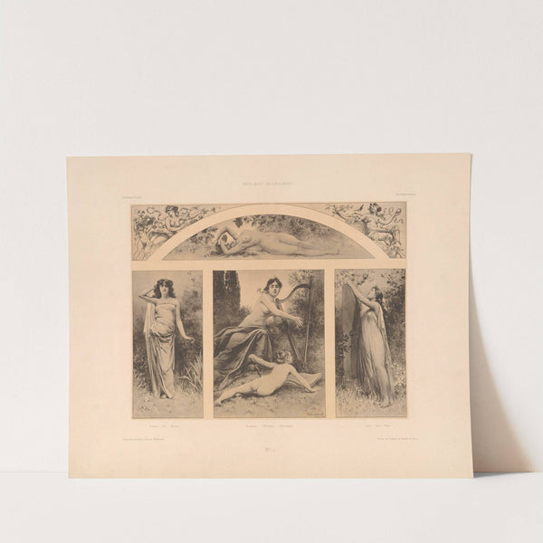 Allegorien, neue Folge Pl.002 (1900) by Martin Gerlach