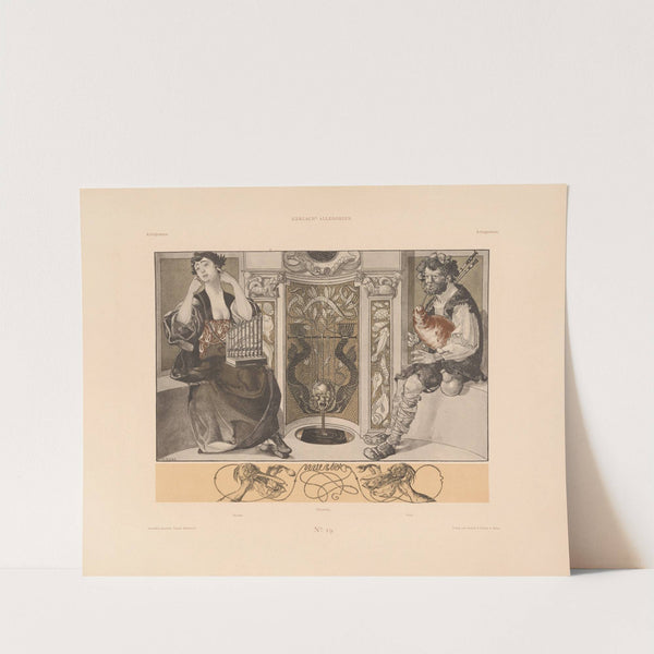 Allegorien, neue Folge Pl.021 (1900) by Martin Gerlach