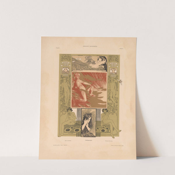 Allegorien, neue Folge Pl.048 (1900) by Martin Gerlach