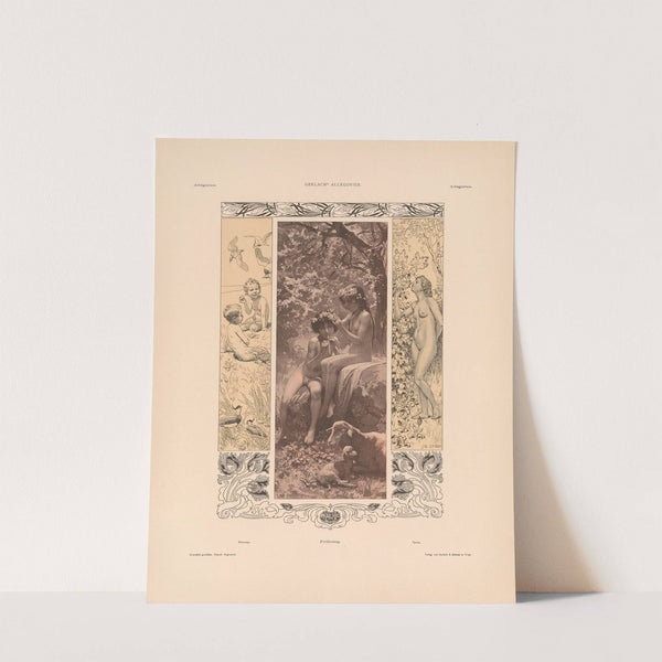 Allegorien, neue Folge Pl.057 (1900) by Martin Gerlach