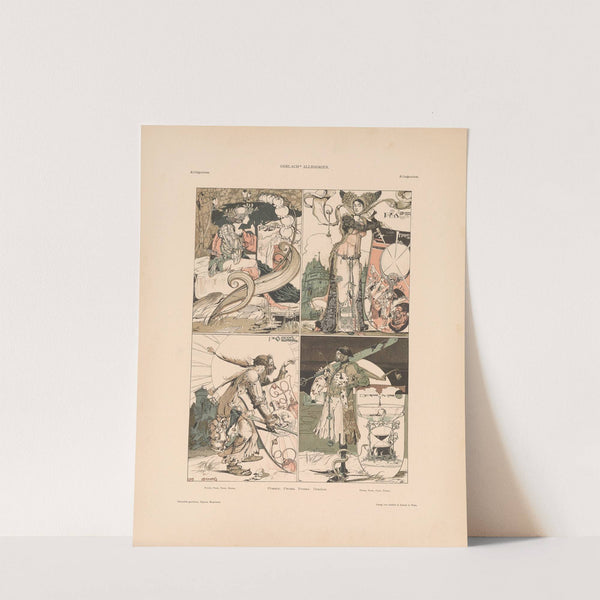 Allegorien, neue Folge Pl.065 (1900) by Martin Gerlach