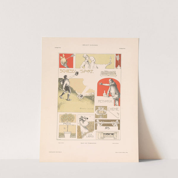 Allegorien, neue Folge Pl.075 (1900) by Martin Gerlach