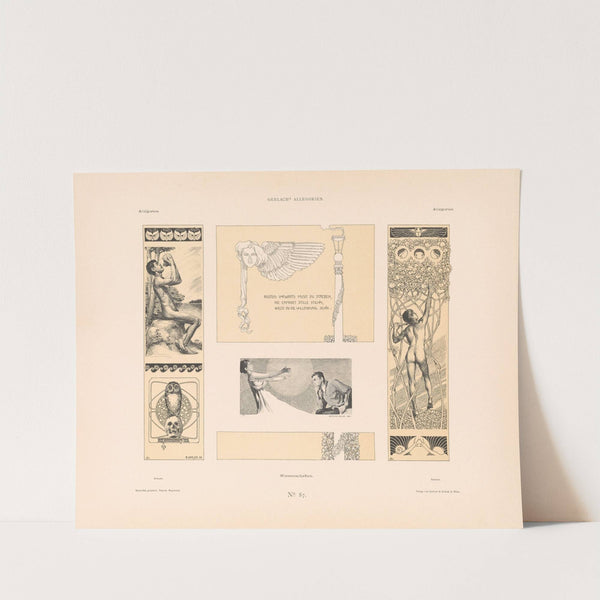 Allegorien, neue Folge Pl.088 (1900) by Martin Gerlach