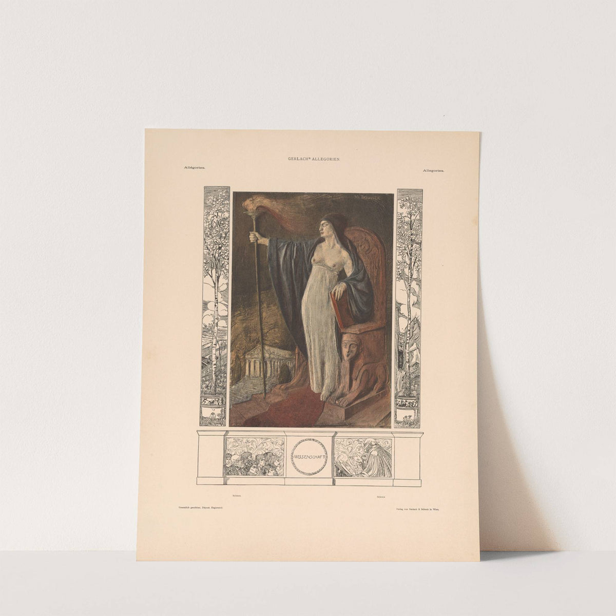 Allegorien, neue Folge Pl.092 (1900) by Martin Gerlach