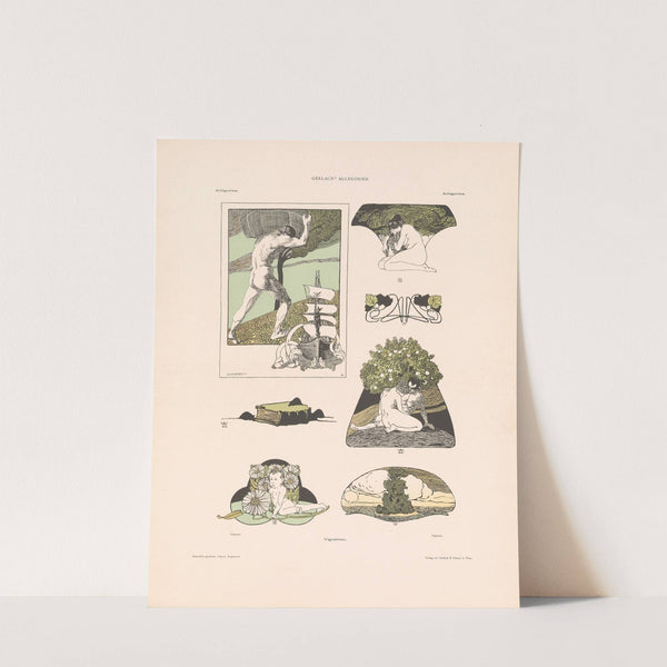 Allegorien, neue Folge Pl.098 (1900) by Martin Gerlach