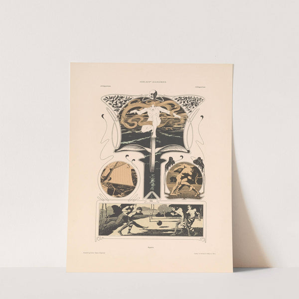 Allegorien, neue Folge Pl.104 (1900) by Martin Gerlach