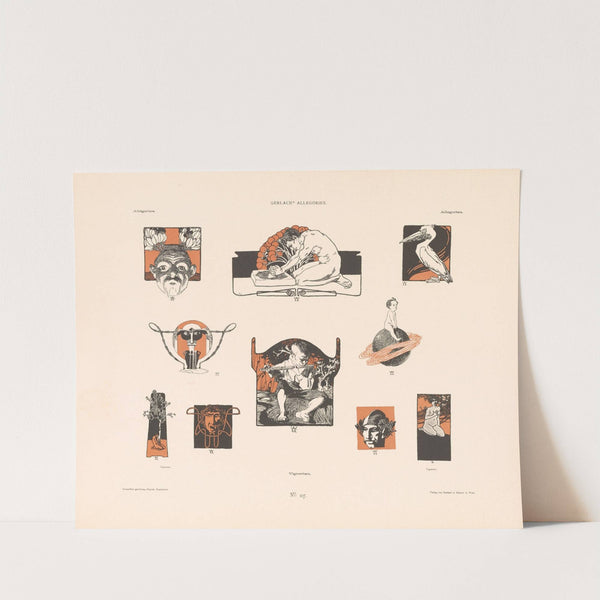 Allegorien, neue Folge Pl.108 (1900) by Martin Gerlach