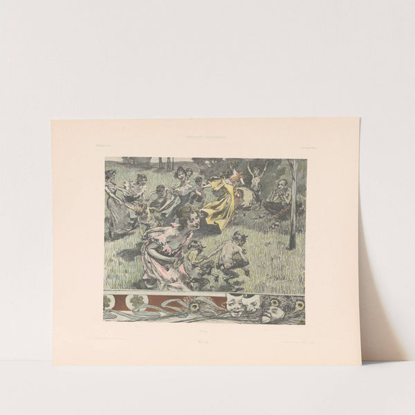 Allegorien, neue Folge Pl.110 (1900) by Martin Gerlach