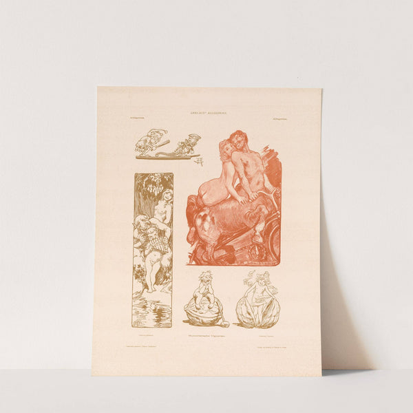 Allegorien, neue Folge Pl.120 (1900) by Martin Gerlach