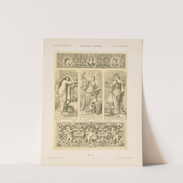 Allegorien und Embleme Vol. I Pl.005 (1882) by Albert Ilg