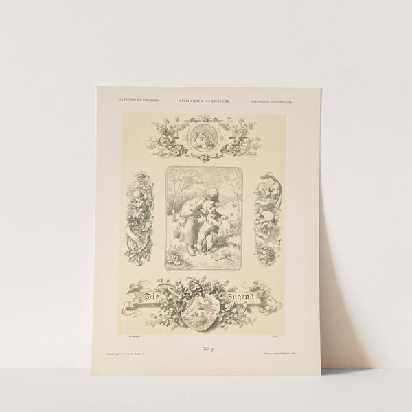Allegorien und Embleme Vol. I Pl.007 (1882) by Albert Ilg