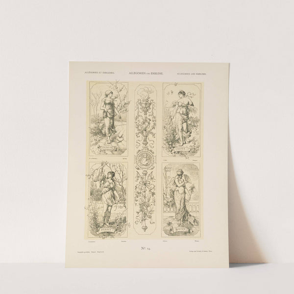Allegorien und Embleme Vol. I Pl.015 (1882) by Albert Ilg
