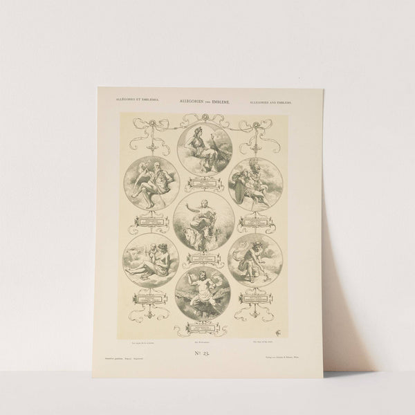 Allegorien und Embleme Vol. I Pl.025 by Albert Ilg