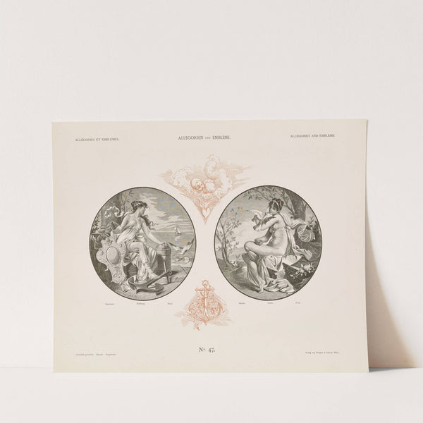 Allegorien und Embleme Vol. I Pl.050 by Albert Ilg