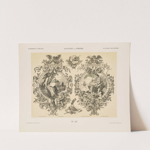 Allegorien und Embleme Vol. I Pl.062 by Albert Ilg