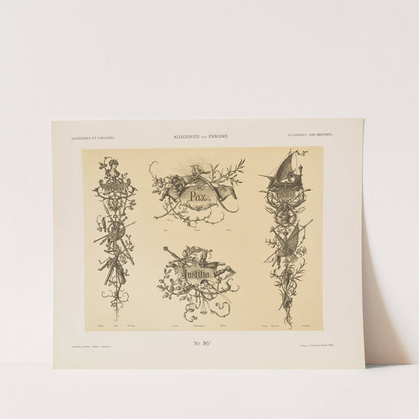 Allegorien und Embleme Vol. I Pl.103 by Albert Ilg