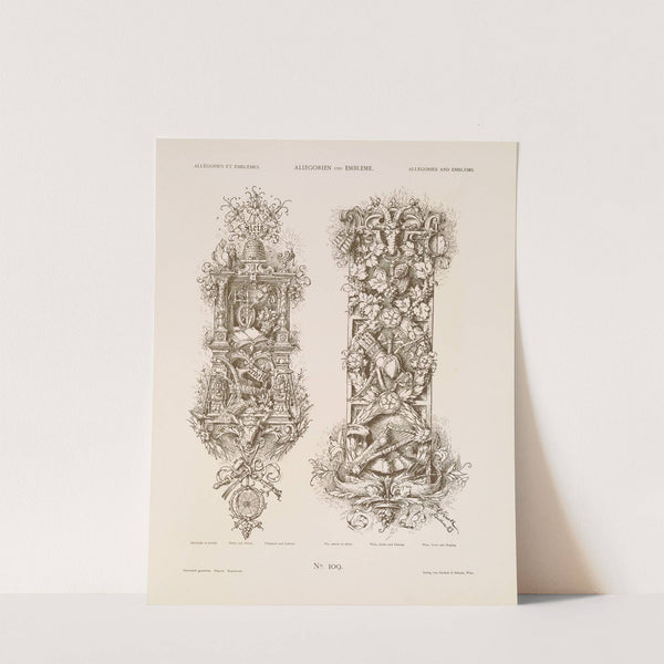 Allegorien und Embleme Vol. I Pl.128 by Albert Ilg